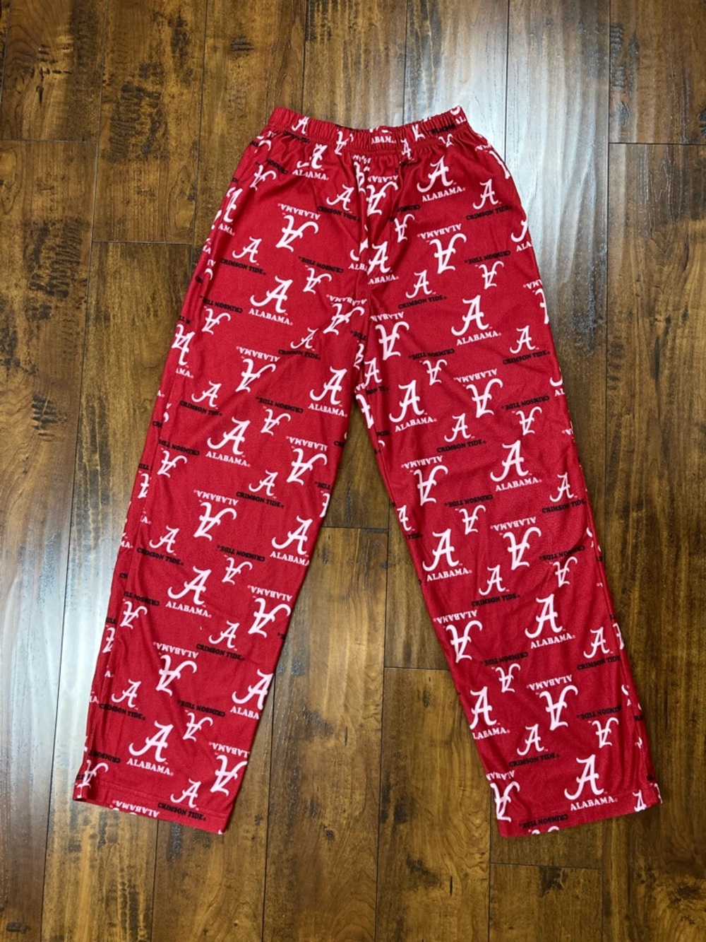 ALABAMA CRIMSON TIDE All-Over Print Pajama Pants Team Athletics Youth Sz L 14/16